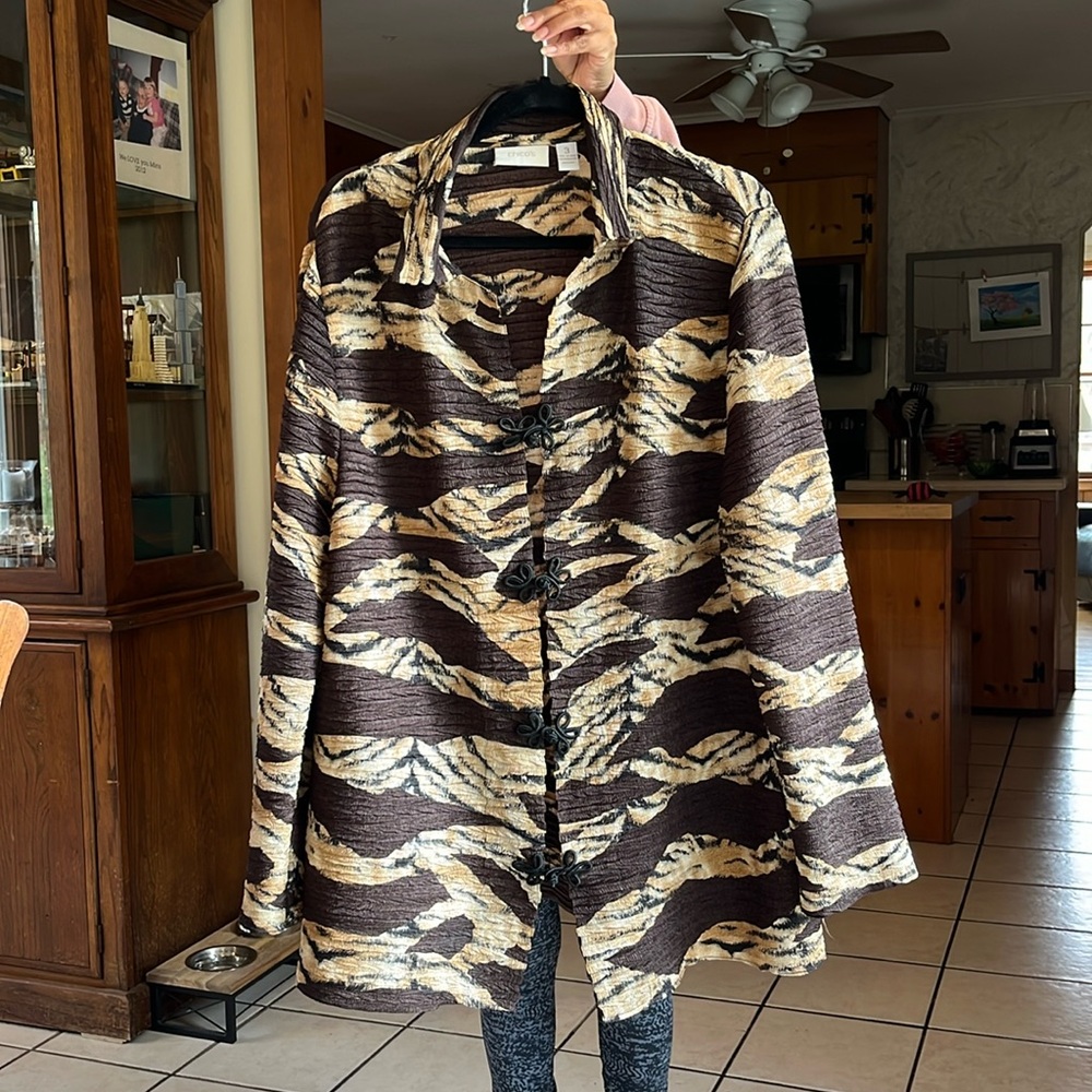 Chico’s Tiger Print Blazer